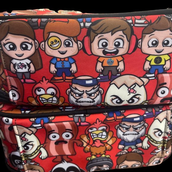 FGTEEV INSULATED THERMAL LINED KID'S FOOD STORAGE LUNCH BAG/BOX - 2 PACK BUNDLE - Picture 2 of 4